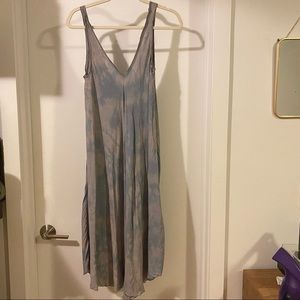 Urban outfitters flowy tie die dress
